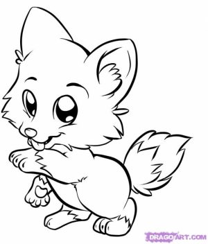Printable Baby Animal Coloring Pages   73400