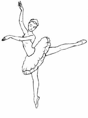 Printable Ballerina Coloring Pages Online   2×539