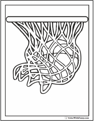Printable Basketball Coloring Pages   952214