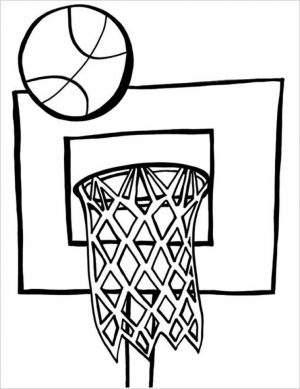 Printable Basketball Coloring Pages Online   387833