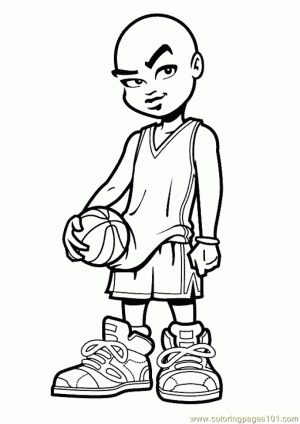 Printable Basketball Coloring Pages Online   735303