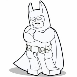 Printable Batman Coloring Pages for Toddlers   481PD