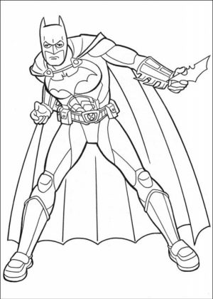 Printable Batman Coloring Pages for Toddlers   781BX