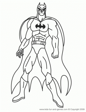 Printable Batman Coloring Pages Online   106091