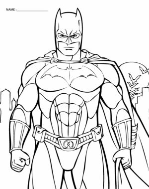 Printable Batman Coloring Pages Online   638591