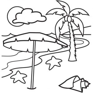 Printable Beach Coloring Pages Online   9MYA12
