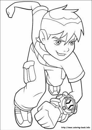 Printable Ben 10 Coloring Pages   7ao0b