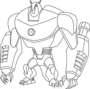 Printable Ben 10 Coloring Pages   9wchd