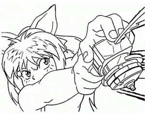 Printable Beyblade Coloring Pages   01827