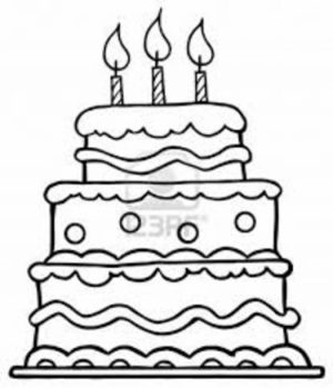 Printable Birthday Cake Coloring Pages   73400