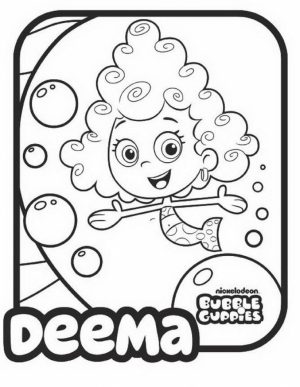 Printable Bubble Guppies Coloring Pages   673355