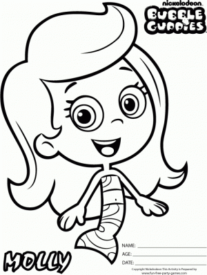 Printable Bubble Guppies Coloring Pages Online   638580