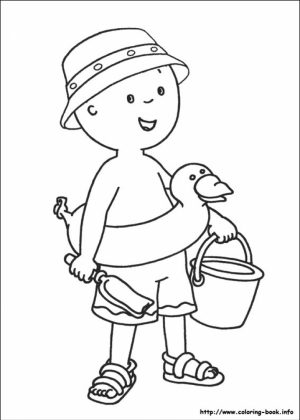 Printable Caillou Coloring Pages Online   gvjp31