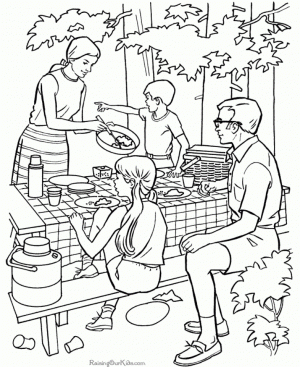 Printable Camping Coloring Pages Online   64038