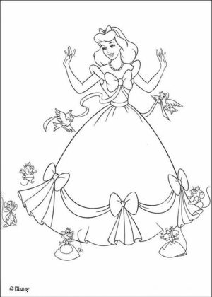 Printable Cinderella Coloring Pages   16530