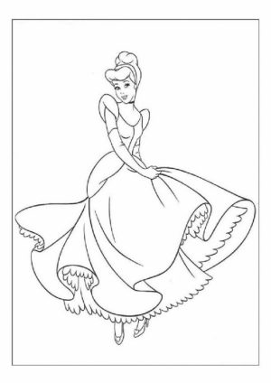 Printable Cinderella Coloring Pages Online   71826