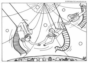 Printable Circus Coloring Pages   63679