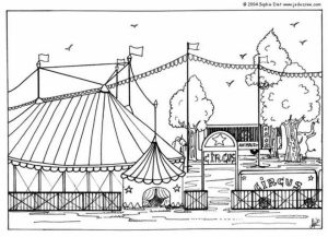 Printable Circus Coloring Pages Online   59307