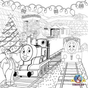 Printable Coloring Pages of Thomas the Train   50071