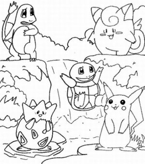 Printable Coloring Pages Pokemon Online   34394