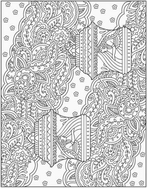 Printable Complex Coloring Pages for Grown Ups Free   1Z84B