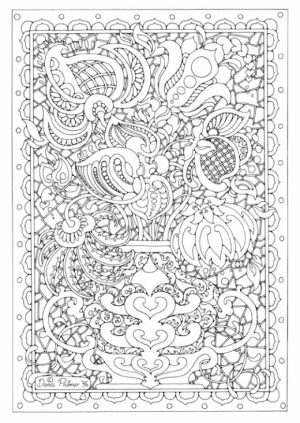Printable Complex Coloring Pages for Grown Ups Free   2VCGT
