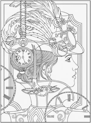 Printable Complex Coloring Pages for Grown Ups Free   WBCU4
