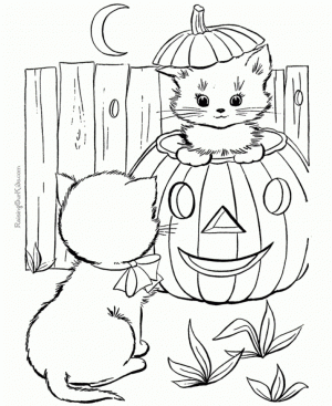 Printable Cute Baby Kitten Coloring Pages   73m7