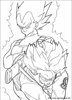 Printable DBZ Coloring Pages   73400