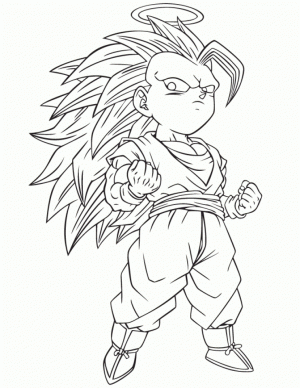 Printable DBZ Coloring Pages   87141