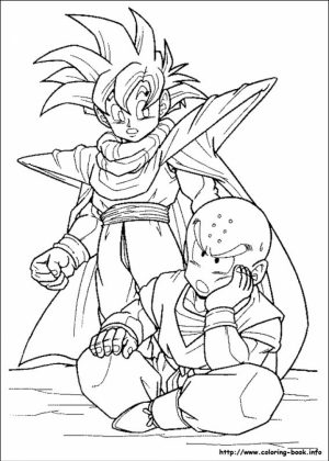 Printable DBZ Coloring Pages Online   51321