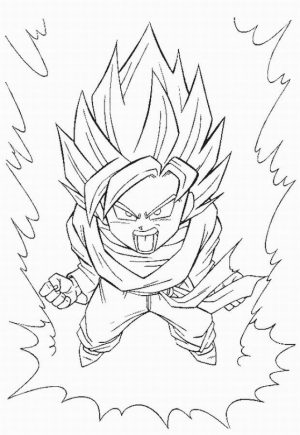 Printable DBZ Coloring Pages Online   91060