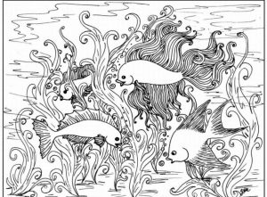 Printable Difficult Animals Coloring Pages for Adults   653KL