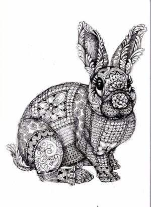 Printable Difficult Animals Coloring Pages for Adults   65D