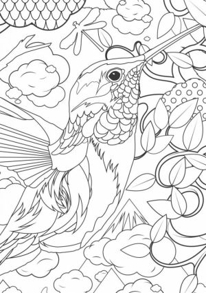 Printable Difficult Animals Coloring Pages for Adults   SDF4