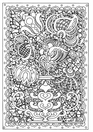Printable Difficult Coloring Pages for Adults   21673