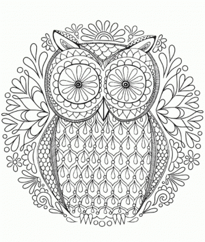 Printable Difficult Coloring Pages for Adults   63720