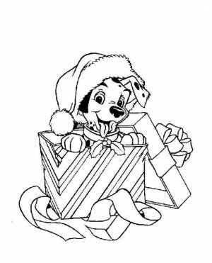 Printable Disney Christmas Coloring Pages for Kids   BV21Z