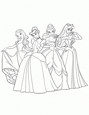 Printable Disney Princess Coloring Pages   811906