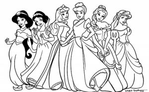 Printable Disney Princess Coloring Pages Online   781020