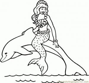 Printable Dolphin Coloring Pages   82436