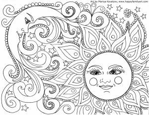 Printable Doodle Art Coloring Pages for Grown Ups   68VJ3