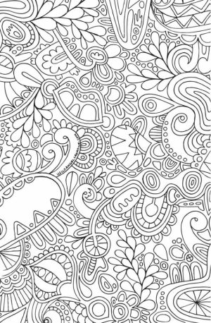 Printable Doodle Art Coloring Pages for Grown Ups   CGT3