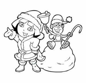 Printable Dora The Explorer Coloring Pages   7ao0b