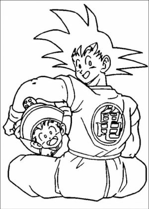 Printable Dragon Ball Z Coloring Pages   19257