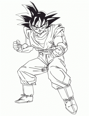 Printable Dragon Ball Z Coloring Pages Online   26216