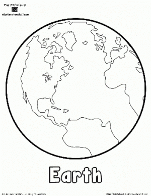 Printable Earth Coloring Pages   7ao0b