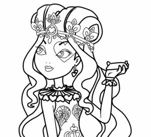 Printable Ever After High Coloring Pages   00467