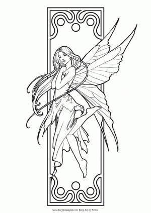 Printable Fairy Coloring Pages   14695