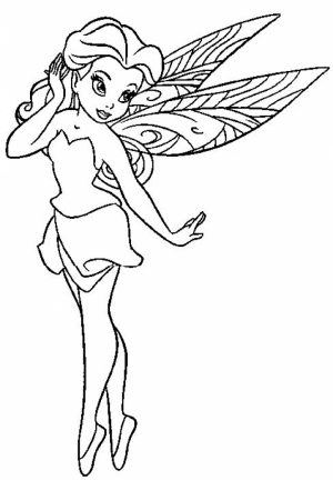 Printable Fairy Coloring Pages   16531
